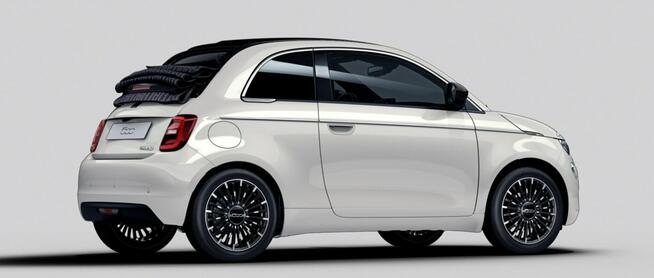 Fiat 500 HYBRID CABRIO 1.0MT 65KM LA PRIMA, Biały Ice - Dostępny od ręki
