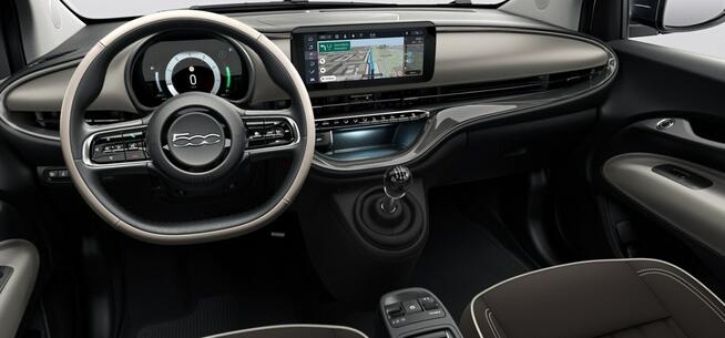 Fiat 500 HYBRID CABRIO 1.0MT 65KM LA PRIMA, Biały Ice - Dostępny od ręki