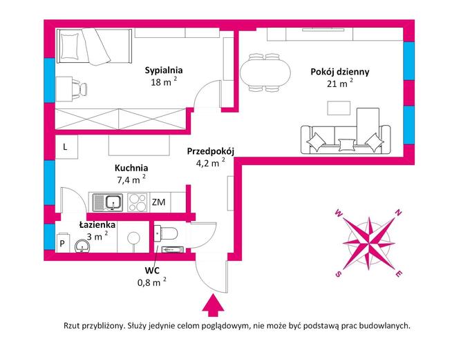 Mieszkanie Kołobrzeg Centrum, Unii Lubelskiej/Okopowa