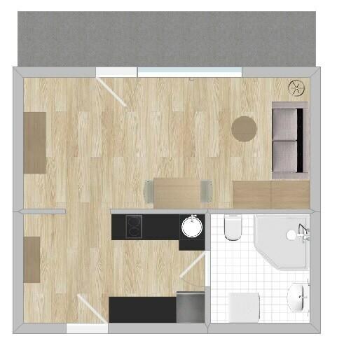 Kawalerka z balkonem, pet-friendly, Bronowicka 52