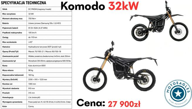 TALARIA Inny Talaria Komodo 32kW Transport Raty Fvat