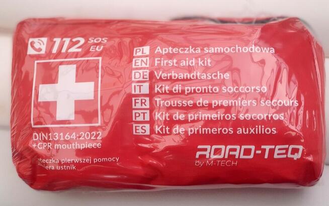 Apteczka samochodowa DIN 13164:2022 M-TECH ROAD-TEQ CPR ważn