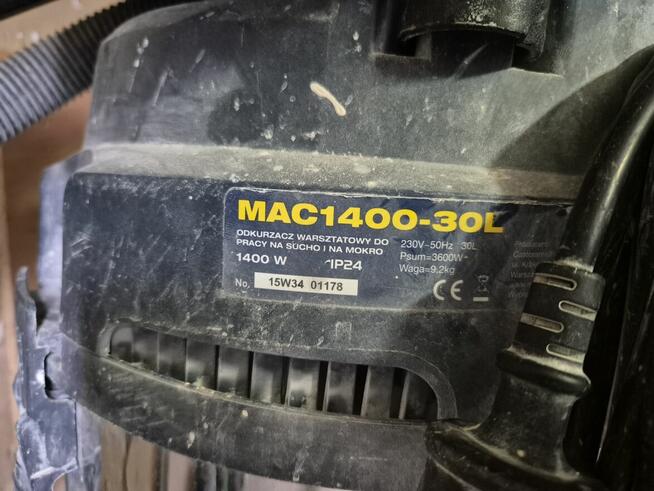 Syndyk sprzeda odkurzacz warsztatowy MAC 1400W