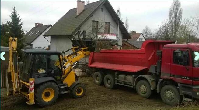 Wynajem i prace minikoparką, koparko-ładowarką