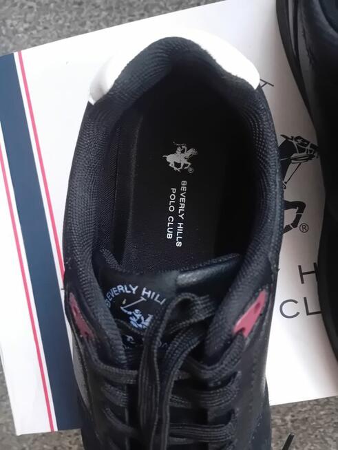 Nowe Beverly Hills Polo Club sneakersy kolor czarny CEO-S25C