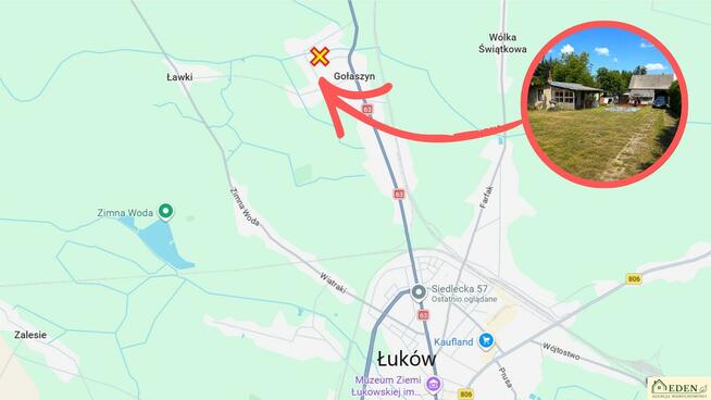 Lokal użytkowy Gołaszyn gm. Łuków