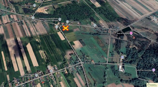 Działka budowlana Kuflew gm. Mrozy