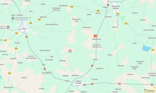 Działka budowlana Rudnik gm. Kąkolewnica Wschodnia