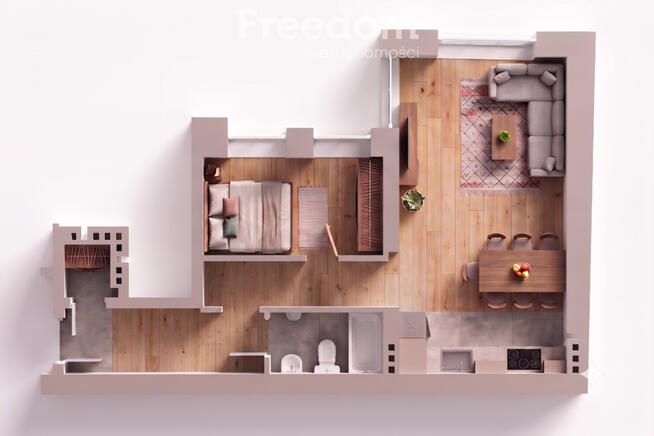 Mieszkanie 54,61 m² w rewitalizowanej kamienicy