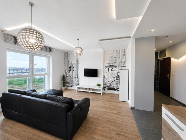 Apartament 3 pok. z panoramą Wrocławia - /garaż