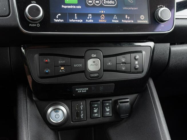 Nissan Leaf ZS038TM#40kWh N-Connecta Podgrz.f K.cofania Salon PL VAT 23%
