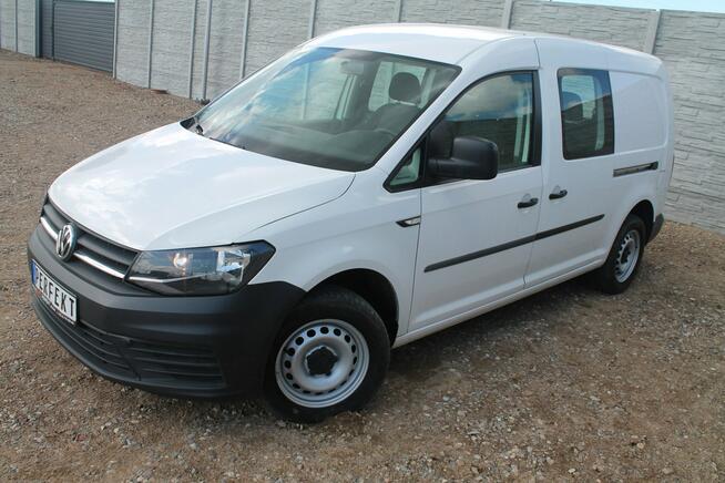 VW Caddy 2.0 TDI 102 KM MAXI Long 5 OSOBOWY Klima GRZANE Fotele SERWIS