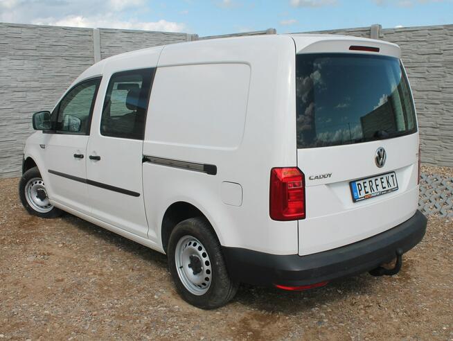 VW Caddy 2.0 TDI 102 KM MAXI Long 5 OSOBOWY Klima GRZANE Fotele SERWIS