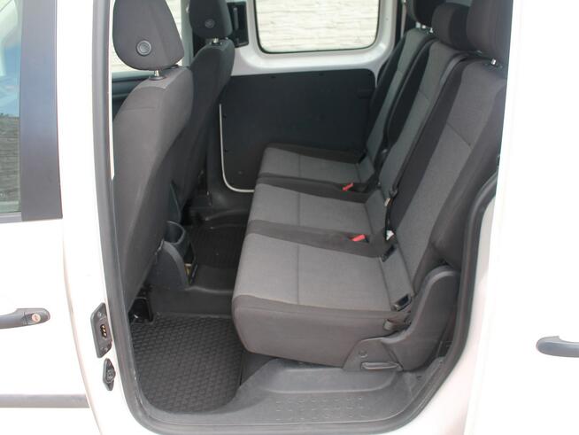 VW Caddy 2.0 TDI 102 KM MAXI Long 5 OSOBOWY Klima GRZANE Fotele SERWIS