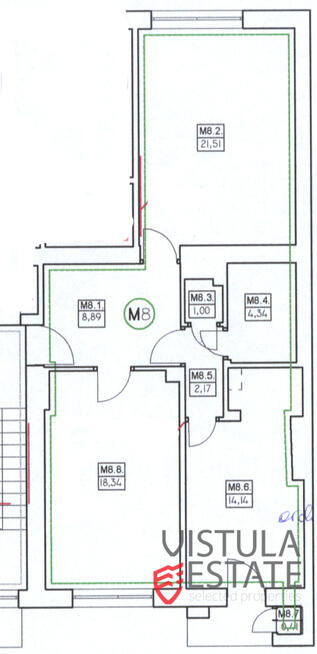 Dwupokojowe mieszkanie Krowodrza | 70 m2