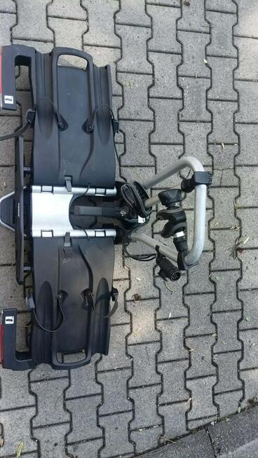 Bagażnik hak Thule Easy Fold 931 2 rowery 13pin, 60kg st.bdb