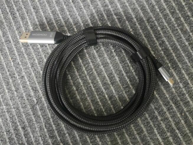 Kabel USB-C DP DisplayPort 2.1 Przewód dla MacBook Pro/Air