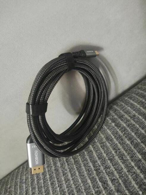 Kabel USB-C DP DisplayPort 2.1 Przewód dla MacBook Pro/Air
