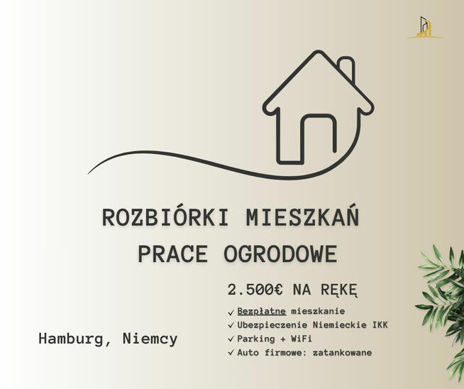Pomocnik gospodarczy/ około-budowlany. Hamburg