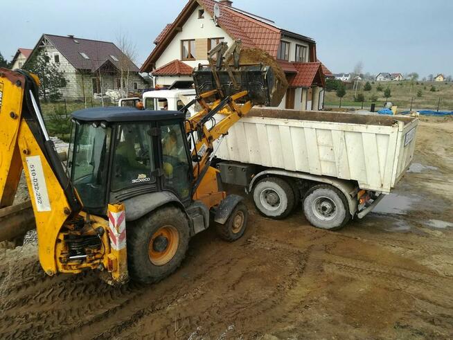 Wynajem i prace minikoparką, koparko-ładowarką