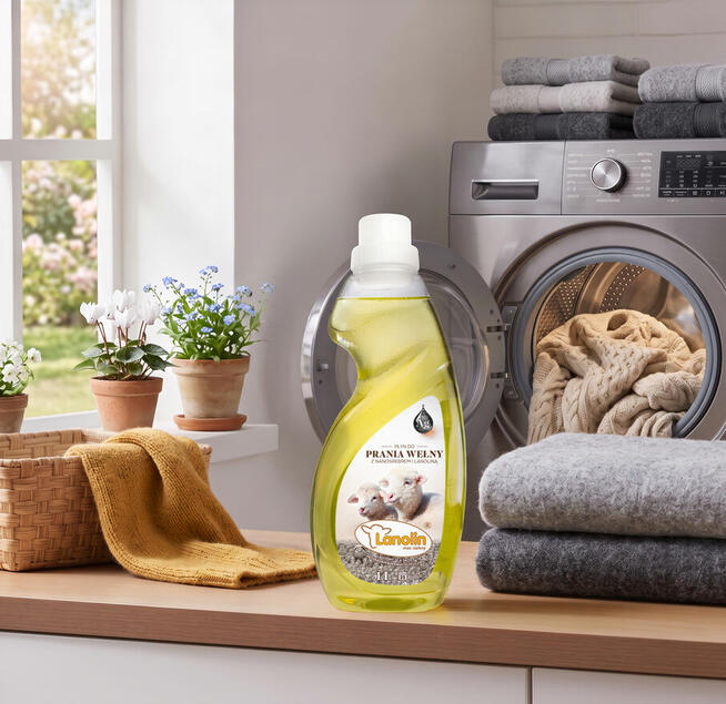 Płyn z lanoliną do prania wełny kaszmir merino 3 L