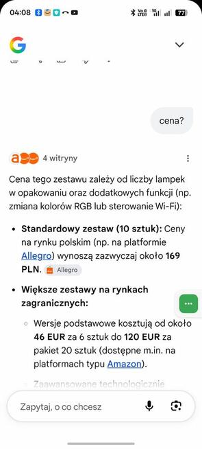 Oświetlenie tarasowe