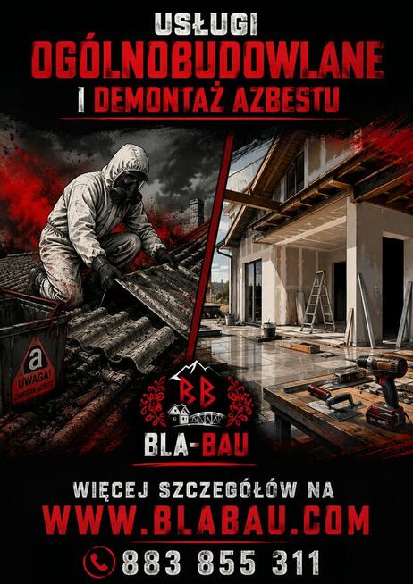 Wykończenia Wnętrz, Remonty, Rozbiórki, Odwierty, azbest