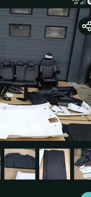 PEUGEOT208 1 15-19 ROK 3D CAŁE WNETRZE FOTELE BOCZKI KOMPLET