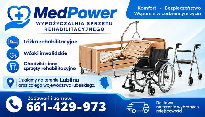 Łóżko rehabilitacyjne