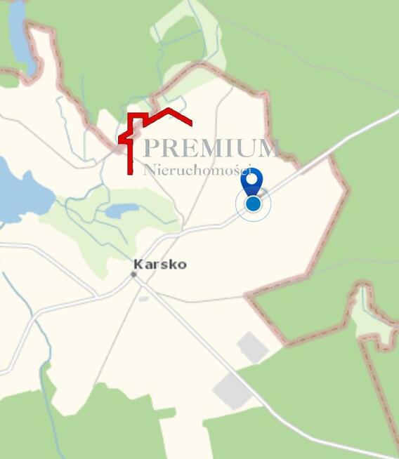 Działka budowlana Karsko gm. Nowogródek Pomorski