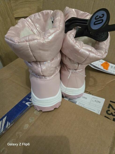 Buty śniegowce dla dziewczynki
