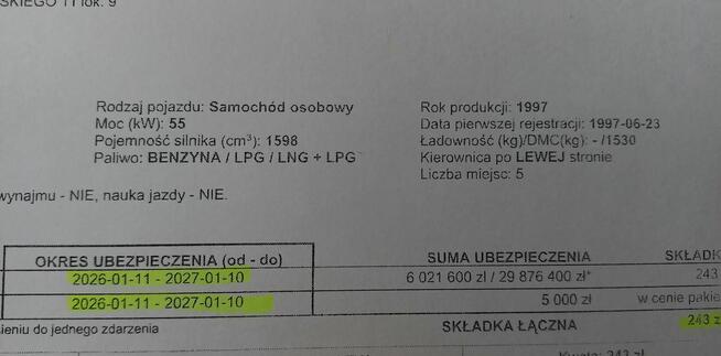Opel Asta 1.6 Benzyna + LPG
