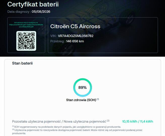 Citroen C5 Aircross full led phev kamera skóra virtual navi pdc automat panorama