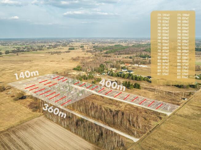 Działka budowlana Kąck gm. Wiązowna,