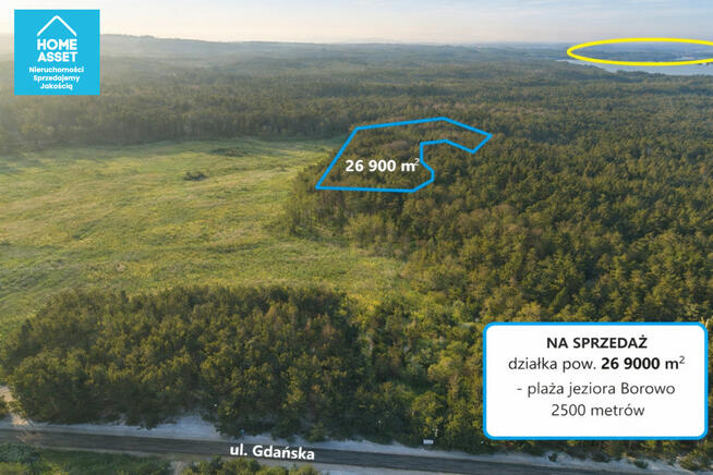 Działka rolna Bieszkowice gm. Wejherowo,
