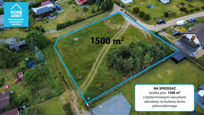 Działka budowlana Domatówko gm. Puck, Graniczna