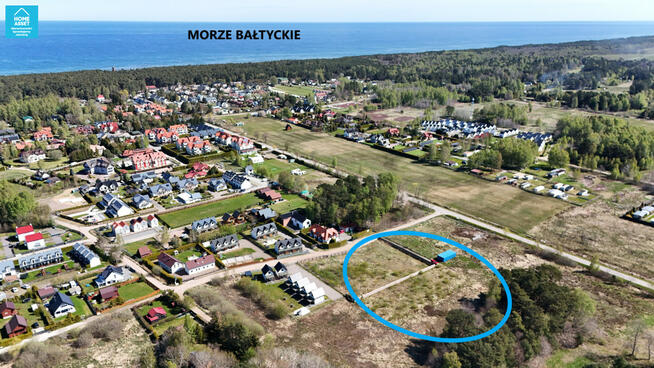 Działka budowlana Dębki gm. Krokowa, Słoneczna