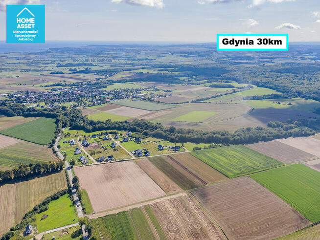 Działka budowlana Werblinia gm. Puck, Leśna