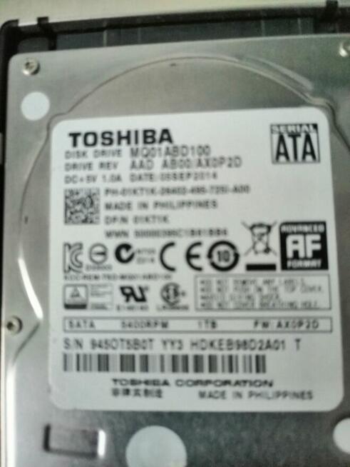 DYSK 1TB. Z KASETĄ DO DELL