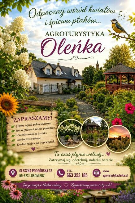 Agroturystyka Oleńka Lubomierz , blisko Gryfów Śląski