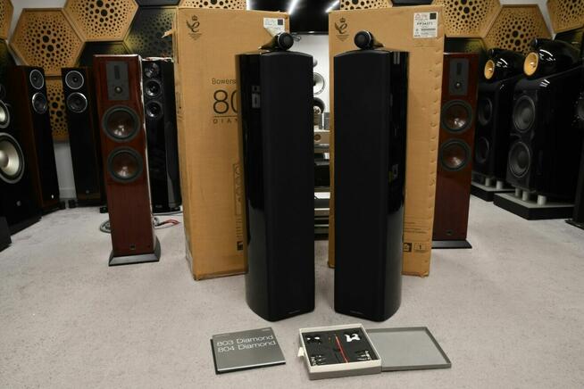 Bowers & Wilkins 804 Diamond – kolumny Piano Black
