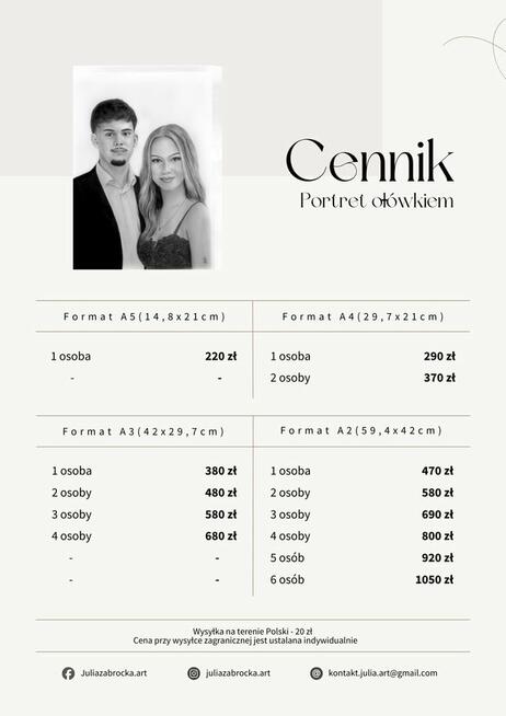 Portret ze zdjęcia na zamówienie | wyjątkowy prezent