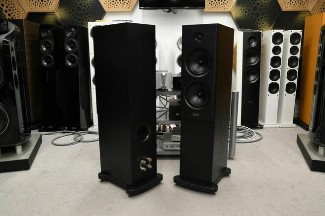 Epos Elan 35 – kolumny podłogowe 93 dB, Black Oak