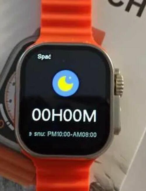 Nowy zegarek Smartwatch Ultra Amoled T800 pomiar tętna, prac