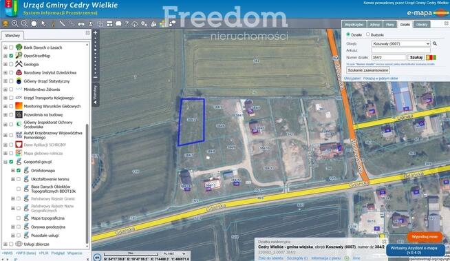 Duża działka budowlana 1878 m² | 15 min od Gdańska