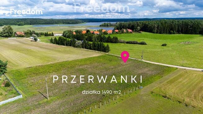 Działka 1490 m² z WZ, widokiem na jezioro | Mazury