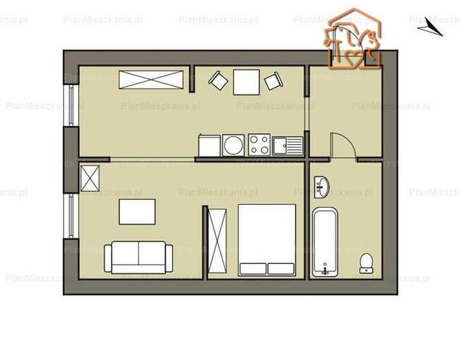 Duża kawalerka 34m2, piwnica, pet-friendly, Lisa12