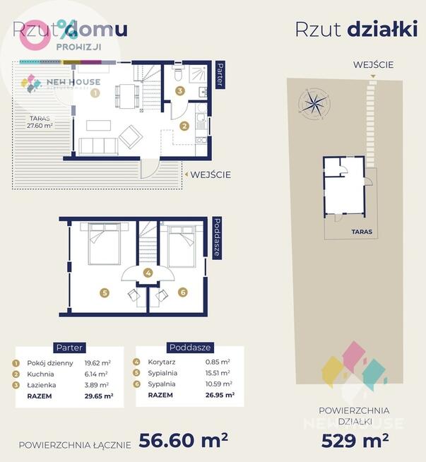 Woryty, Jezioro, dom pod klucz, 56 m2, duży taras,