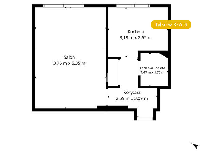 Stalowa 33,57 m²gotowe do zamieszkania|Stara Praga