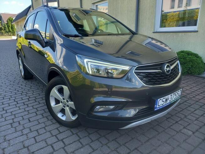 Opel Mokka X 1.6Benz 115KM Ledy Duża Navi Alu18" 2xPDC Zadbana Tempomat Zarejestr.